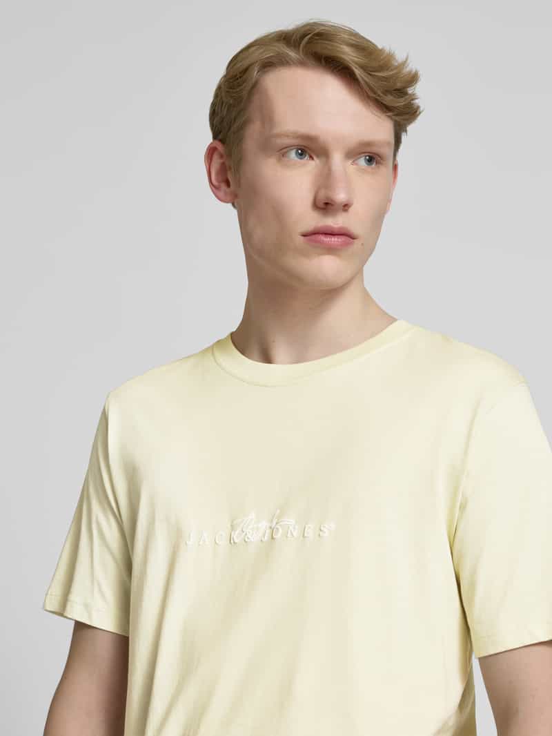 jack & jones T-shirt met labelprint model 'VARENNA'