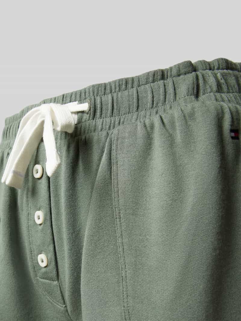 Tommy Hilfiger Korte regular fit pyjamabroek met gulp
