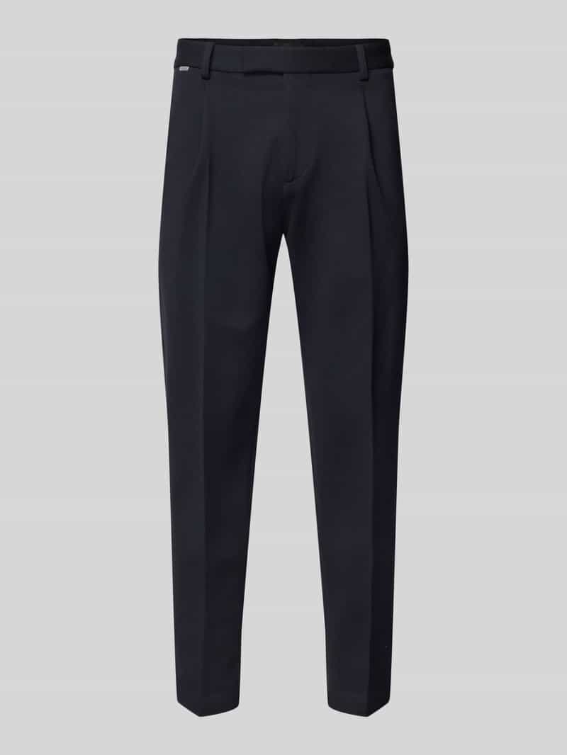 CINQUE Tapered fit pantalon met persplooien model 'SALTO'