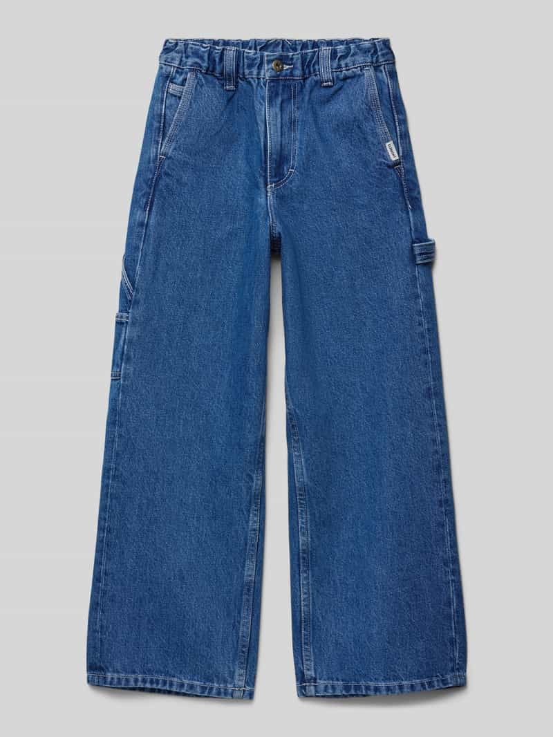 Element Straight leg jeans met labelpatch, model 'CARPENTER'