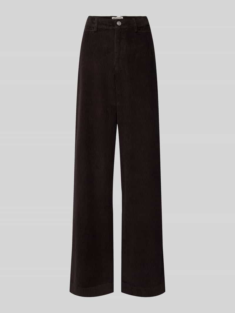 LOLLYS LAUNDRY Corduroy broek met wijde pijpen model 'Florida'