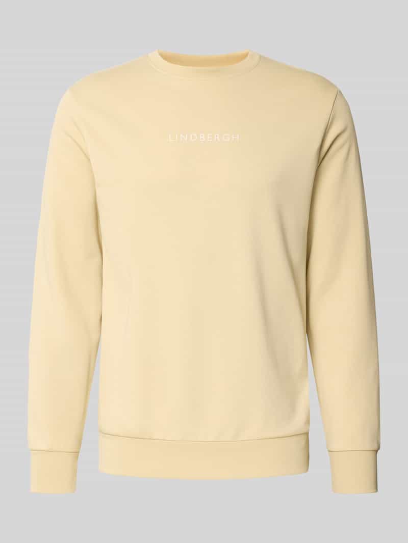 lindbergh Sweatshirt met ronde hals en logoprint