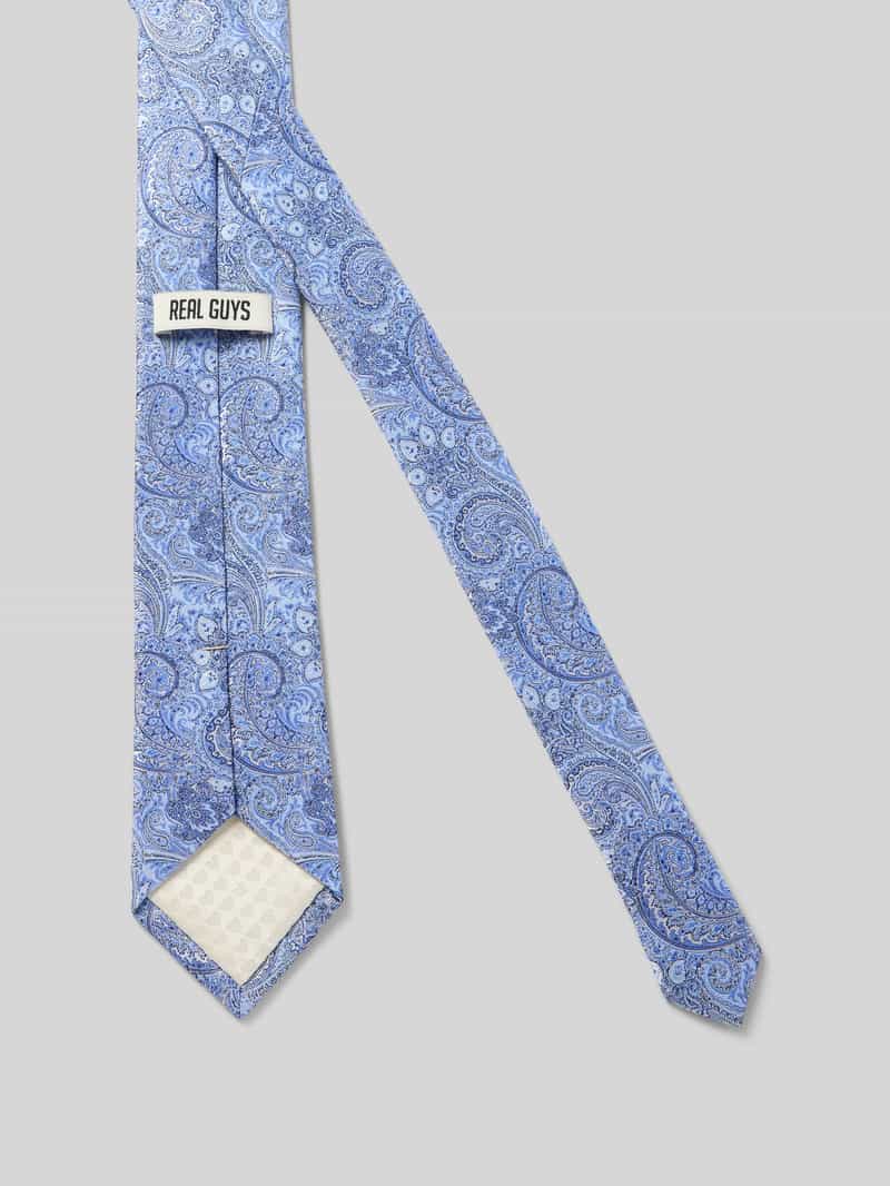 J.Ploenes Zijden stropdas met logopatch (7 cm)