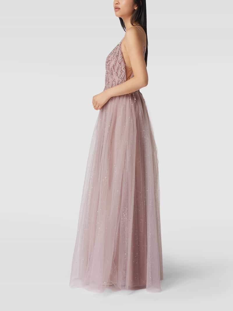 Avondjurk met glittereffect Mascara