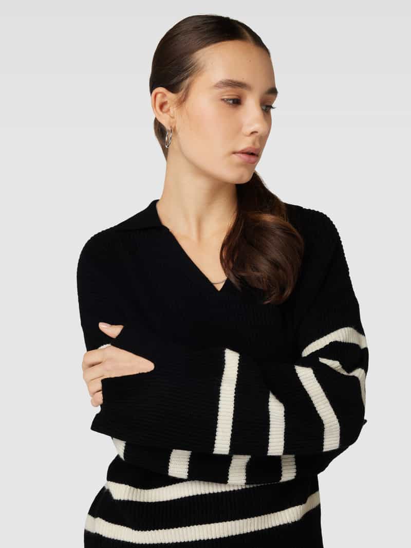 Only Gebreide pullover met streepmotief model 'MONNA'