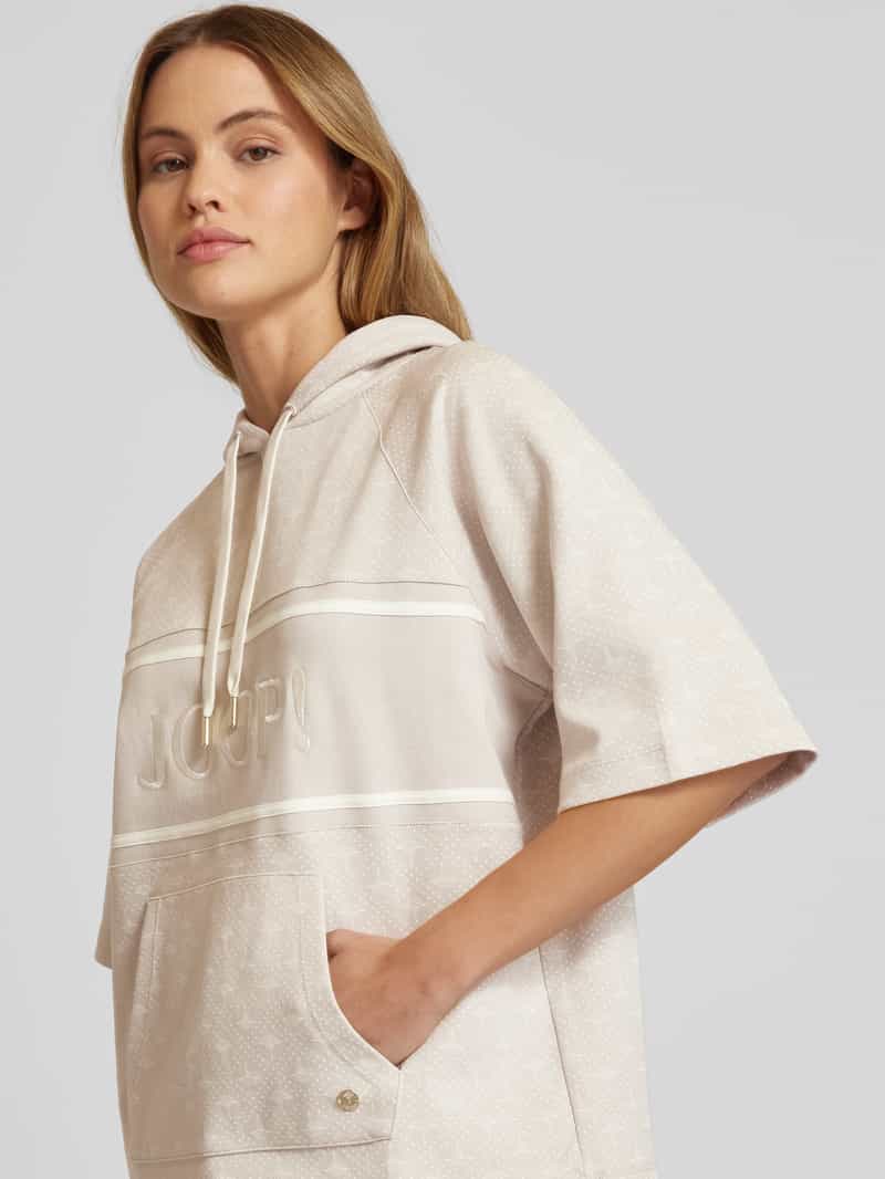 Joop! Hoodie met labelstitching