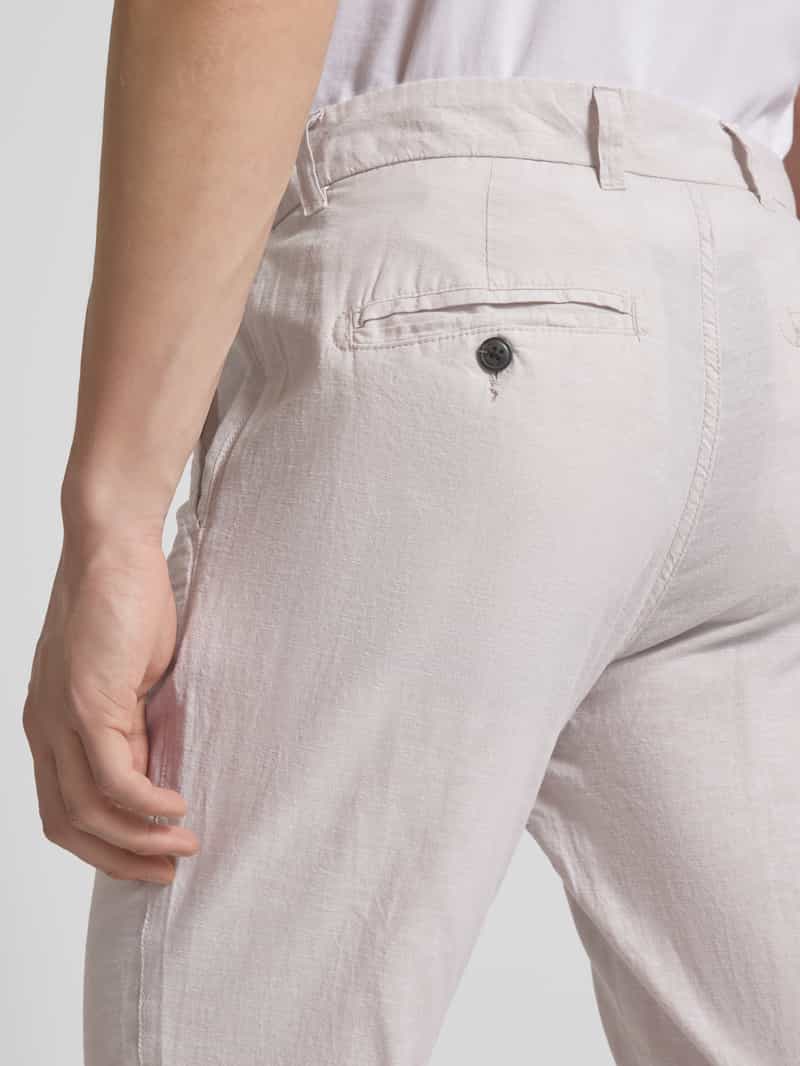 jack & jones Tapered fit chino met ceintuurlussen model 'SUMMER'