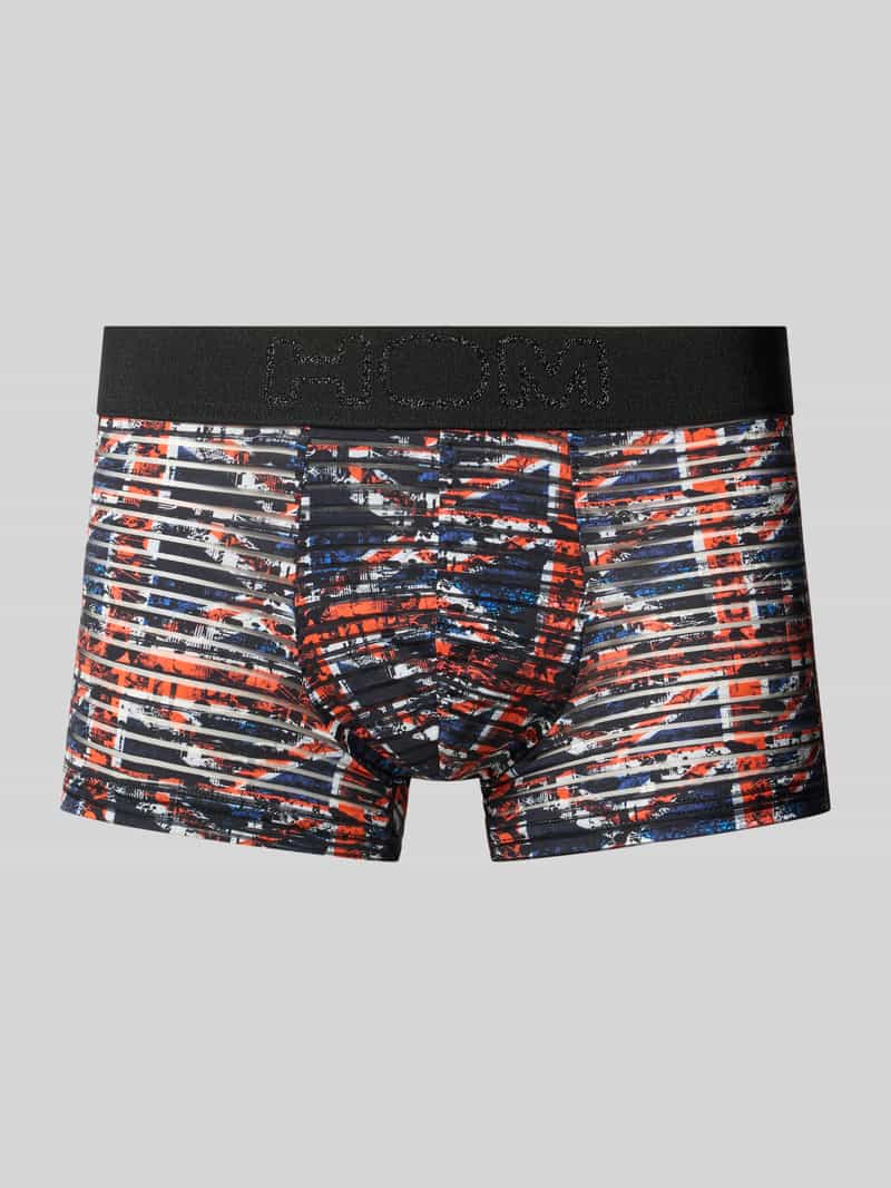 HOM Trunks met elastische band met logo model 'Malcom'