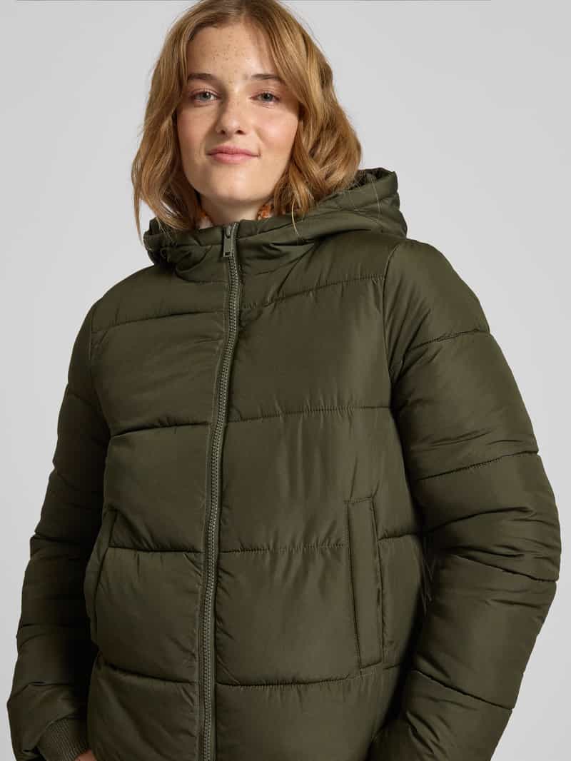 Pieces Regular fit gewatteerd jack met capuchon model 'BEE NEW'