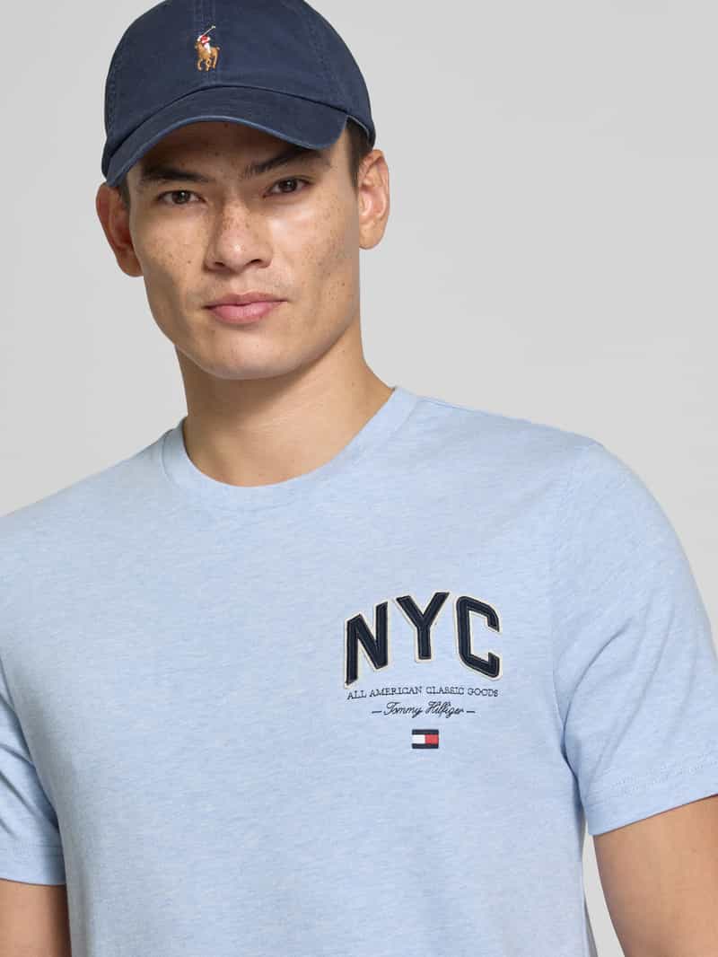 Tommy Hilfiger Regular fit T-shirt van puur katoen