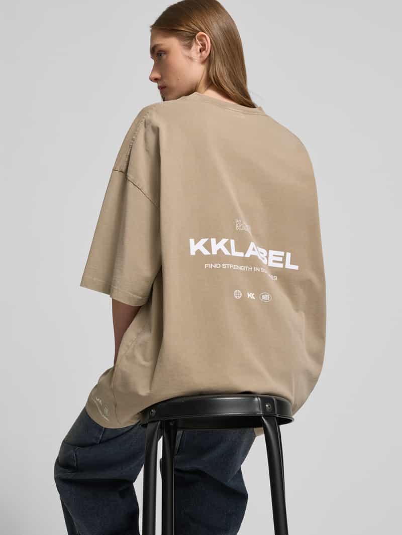 Karo Kauer Oversized T-shirt met labelprint