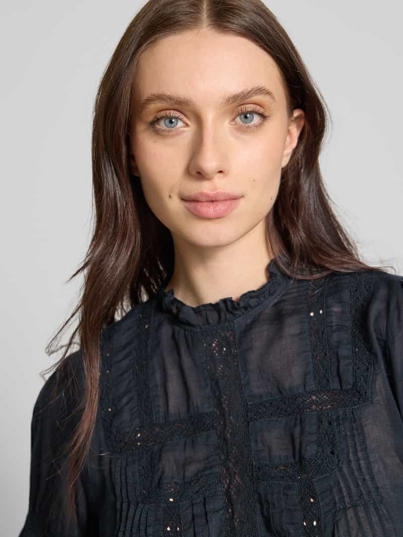 NEO NOIR Blouse met knoopsluiting aan de achterkant model 'Ebba'