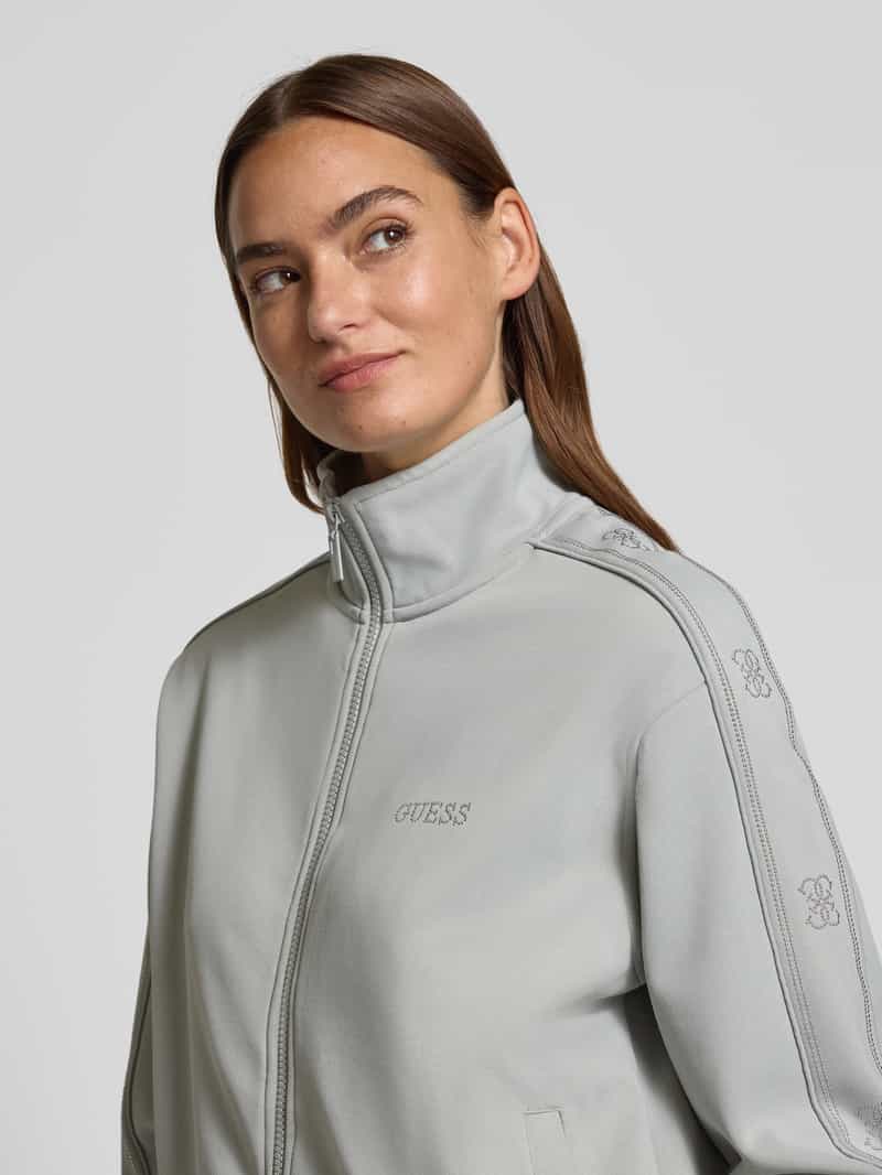 Guess Activewear Sweatjack met opstaande kraag model 'OCTAVIA'