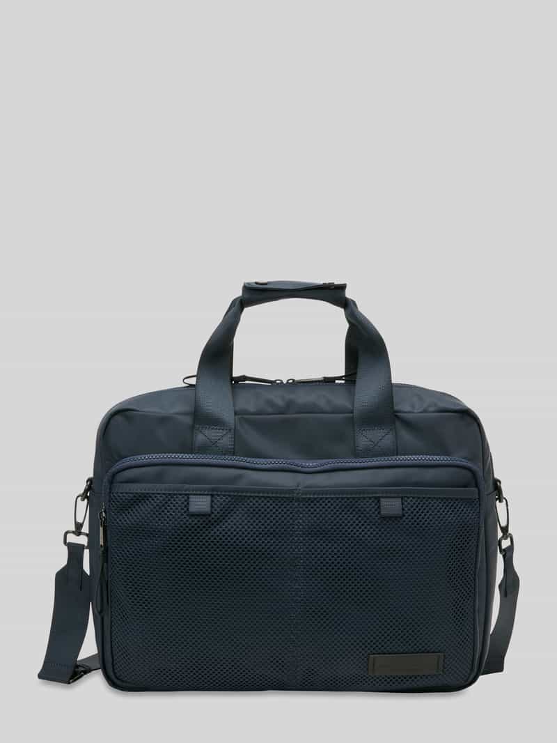 Marc O'Polo business tas laptoptas met laptopvak Pat Business Bag Dark Navy donkerblauw