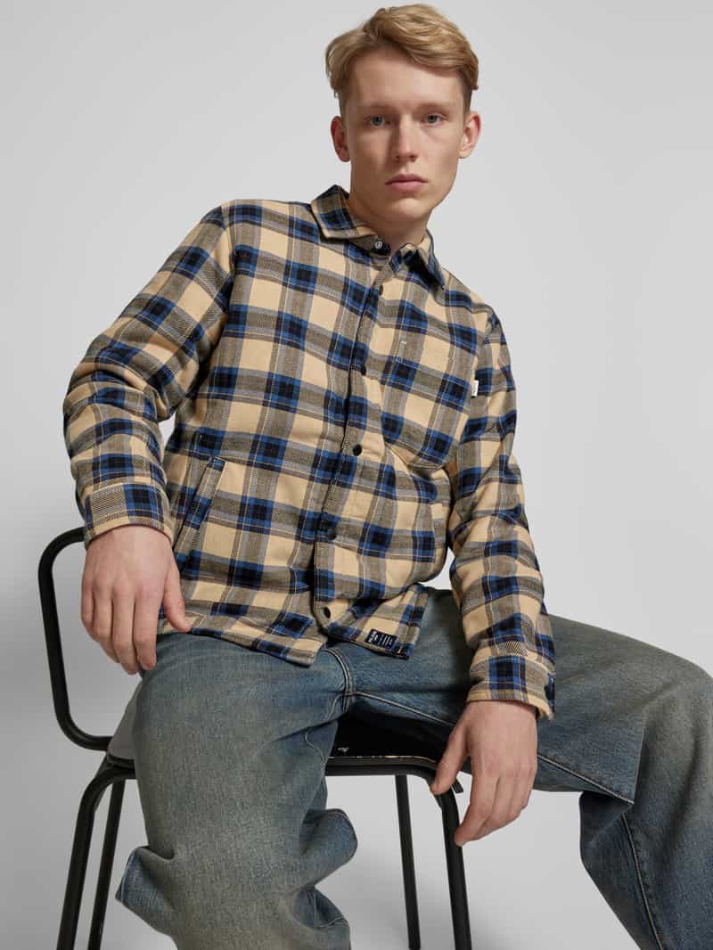 Pepe Jeans Relaxed fit overhemdjack met borstzak model 'STEEVE'