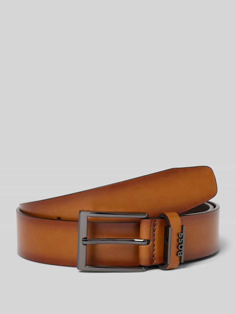 Boss Leren riem met doornsluiting model 'Cole-Ant'