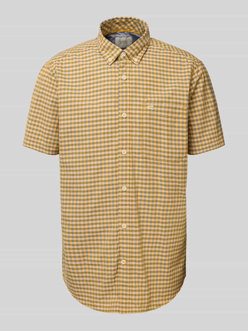 camel active Regular fit vrijetijdsoverhemd met button-downkraag
