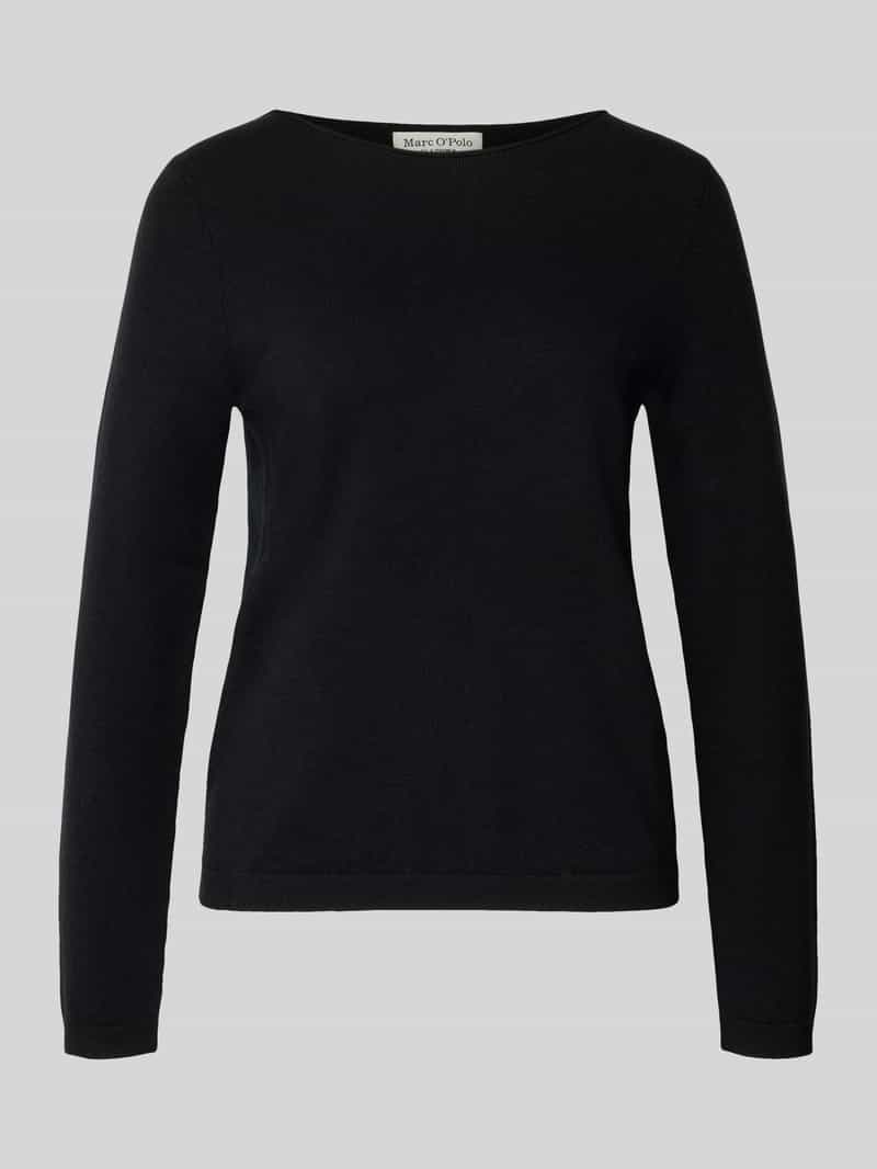 Marc O'Polo Regular fit gebreide pullover met scheerwol