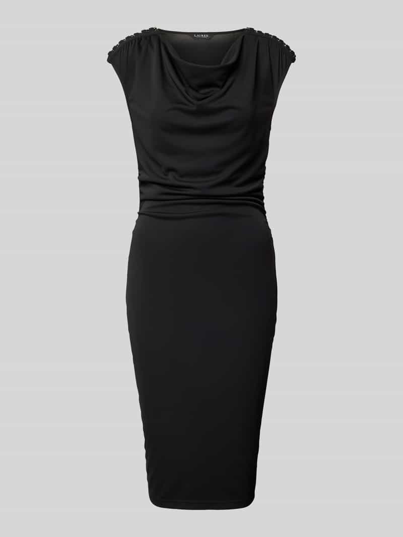 Lauren Ralph Lauren Midi-jurk met cascadehals, model 'RECHLEE'