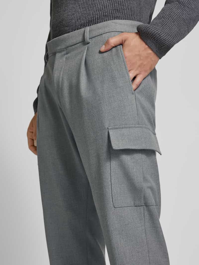CINQUE Slim fit pantalon met cargozakken