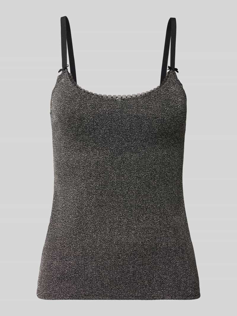 HUGO Regular fit onderhemd met logodetail model 'LUREX'
