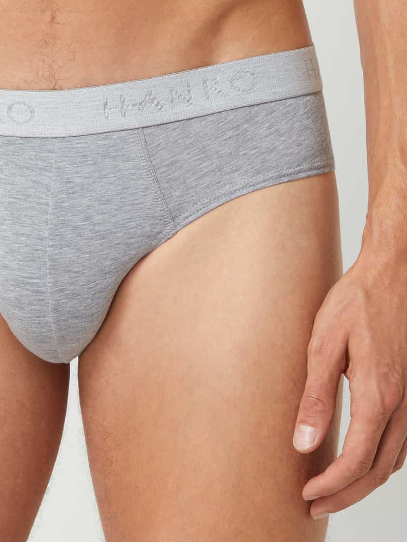 Hanro Slip met labeldetails in een set van 2 stuks