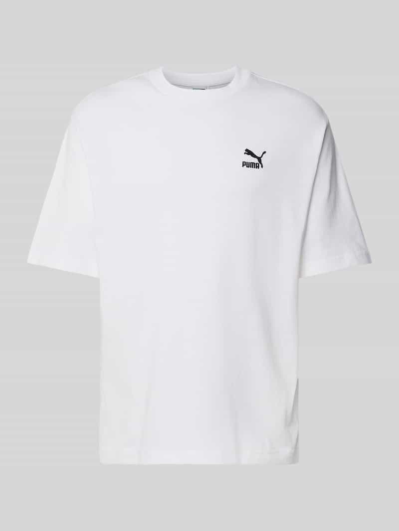 PUMA PERFORMANCE T-shirt met labelstitching, model 'BETTER CLASSICS'