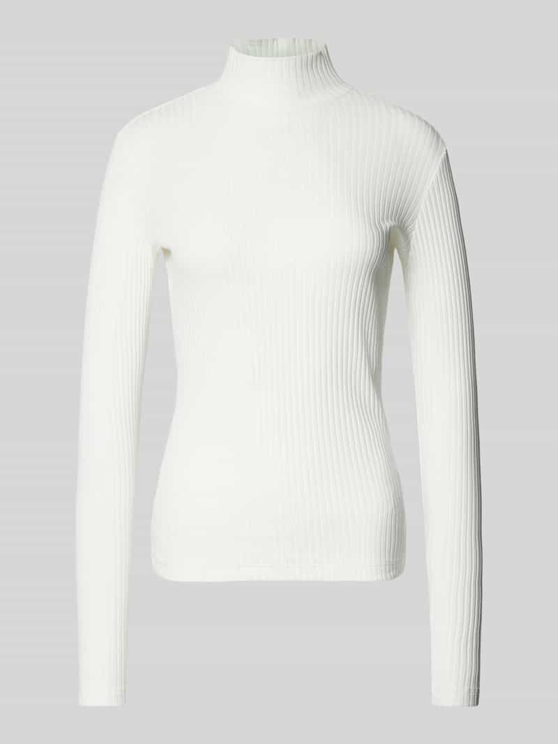 HUGO Shirt met lange mouwen en opstaande kraag model 'Driza'