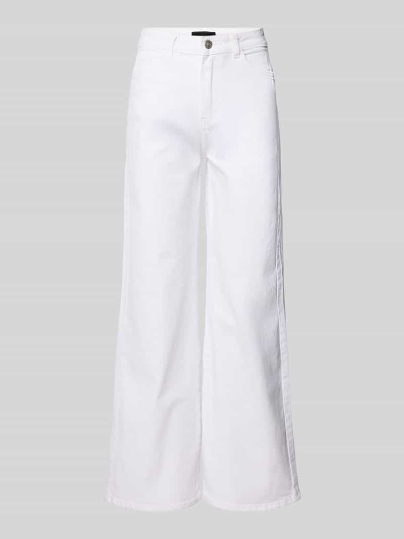 Pieces Wide fit jeans van katoenmix model 'SELMA'