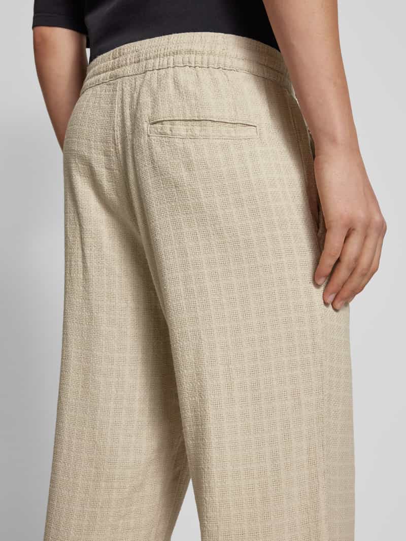 Only & Sons Broek van viscosemix met elastische band model 'SINUS'