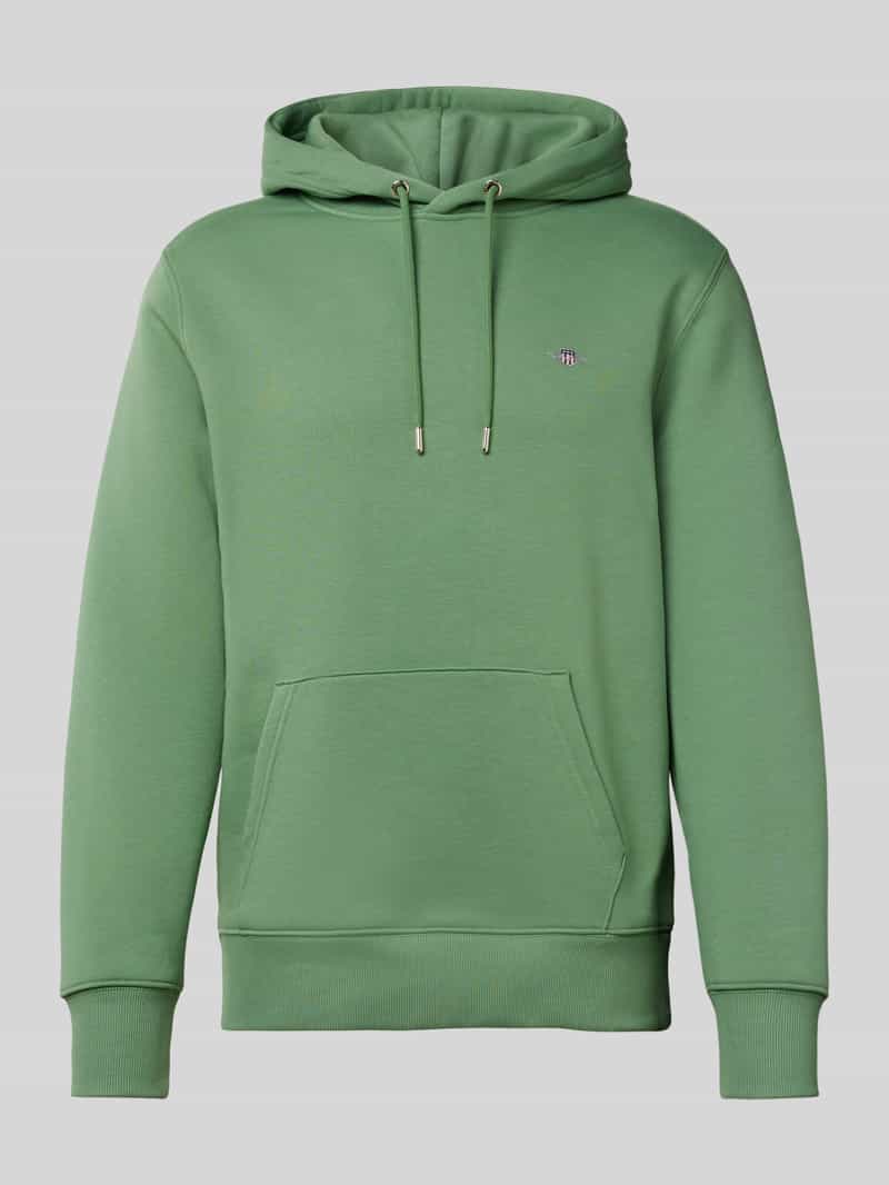 Gant Hoodie met labelstitching