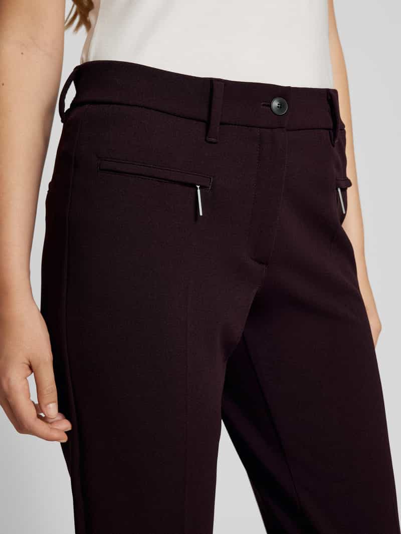 Gardeur Slim fit stoffen broek met ritszakken model 'ZENE51'