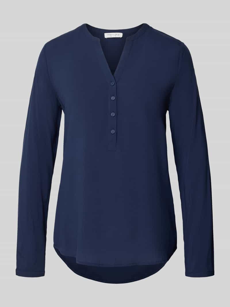 Christian Berg Woman Blouseshirt van viscose met V-hals