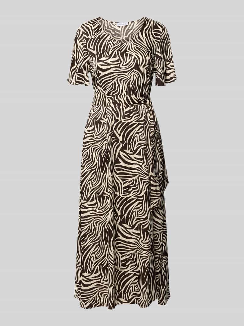 MORE & MORE Midi-jurk met ronde hals