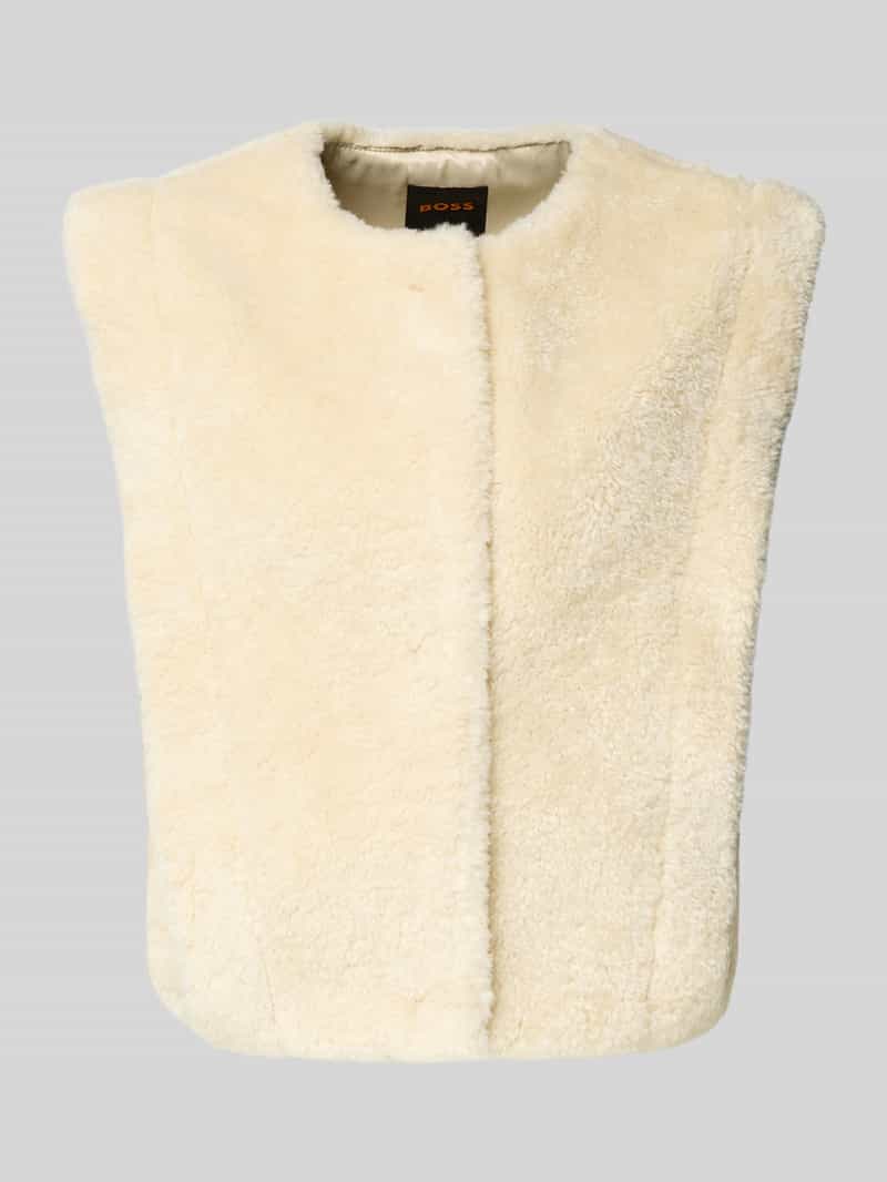 Regular Fit bodywarmer in teddy-look model 'C_COSILA'