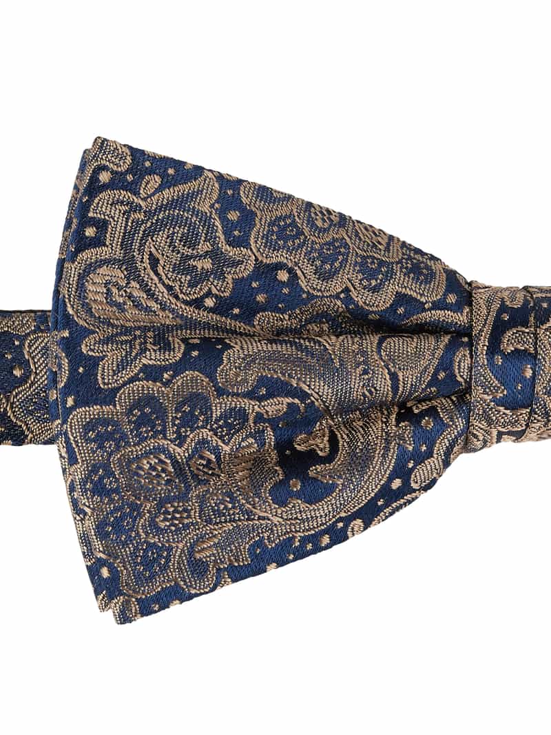 Monti Zijden strik met paisleymotief model 'Flavio'