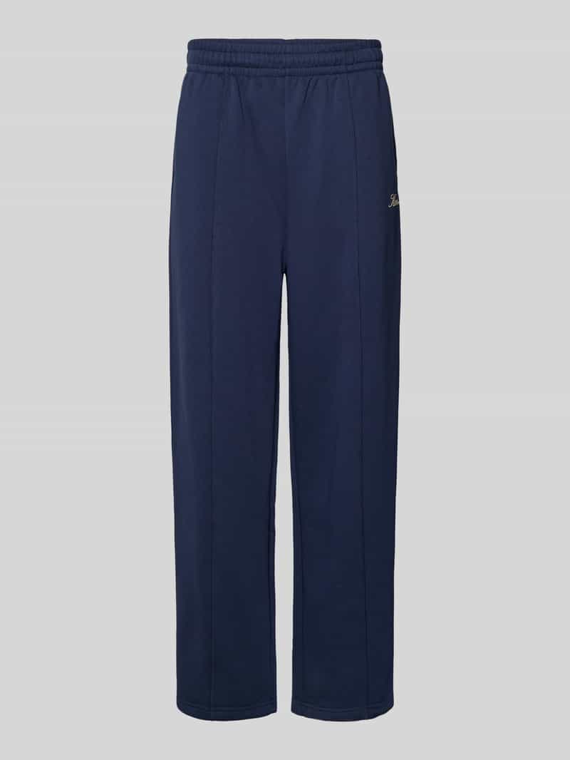 Karl Kani Sweatpants met lengtenaden en labelprint