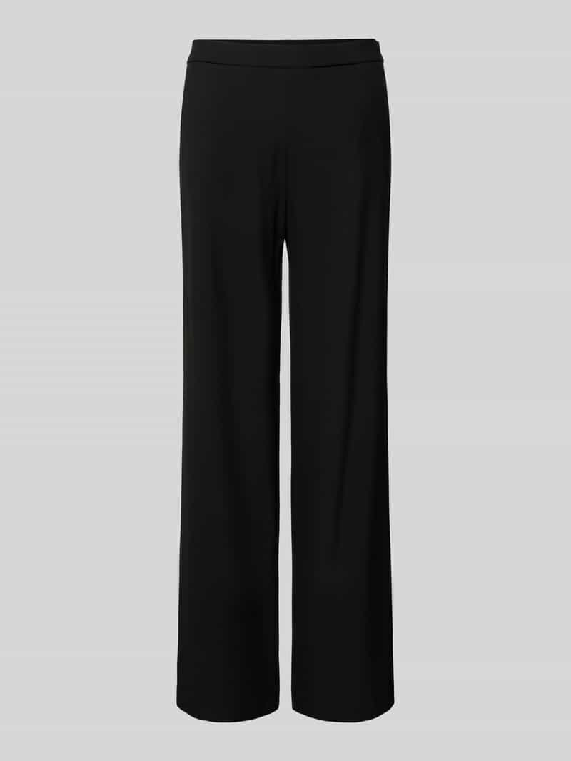 RAFFAELLO ROSSI Wide leg stoffen broek met structuurmotief, model 'PALINA'