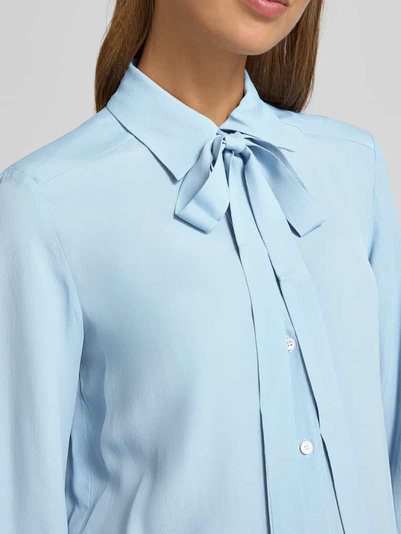 MAX&Co. Regular fit overhemdblouse met zijde model 'ATENEO'