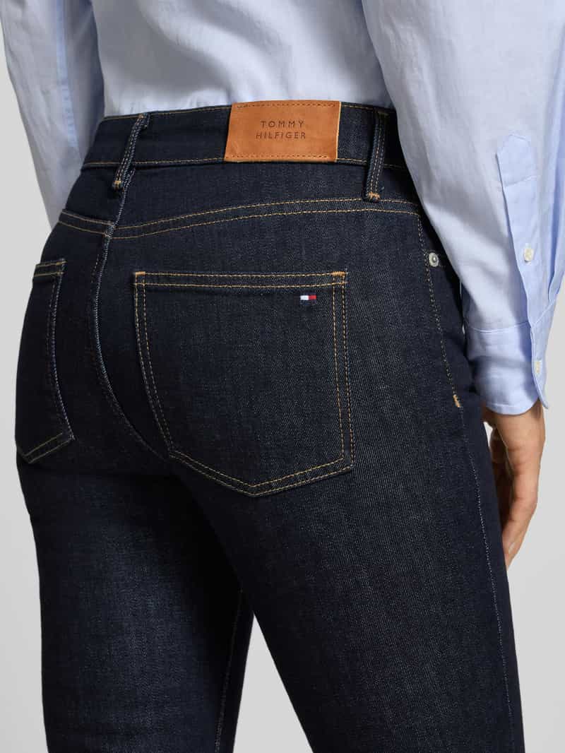Tommy Hilfiger Relaxed fit bootcut jeans van katoenmix