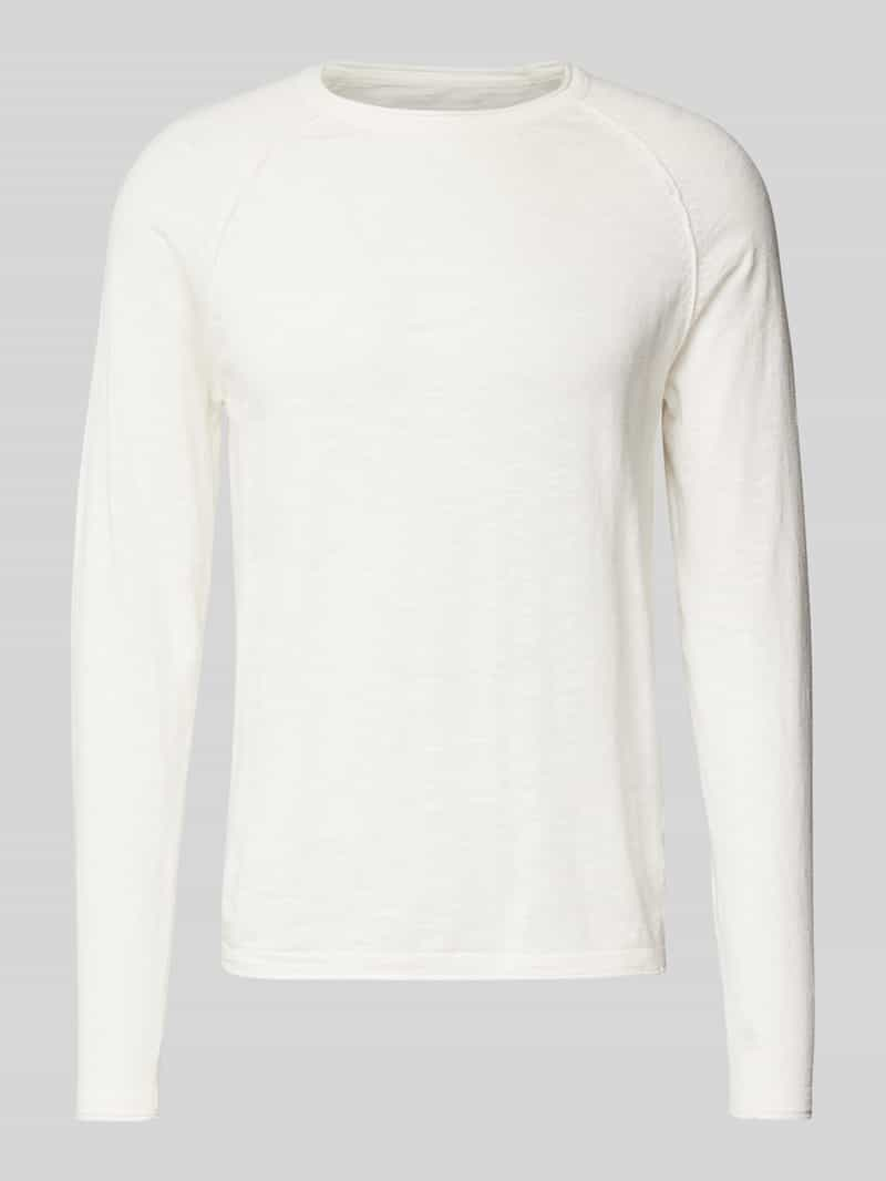 Jack & jones Shirt met lange mouwen en geribde ronde hals, model 'BREEZE'