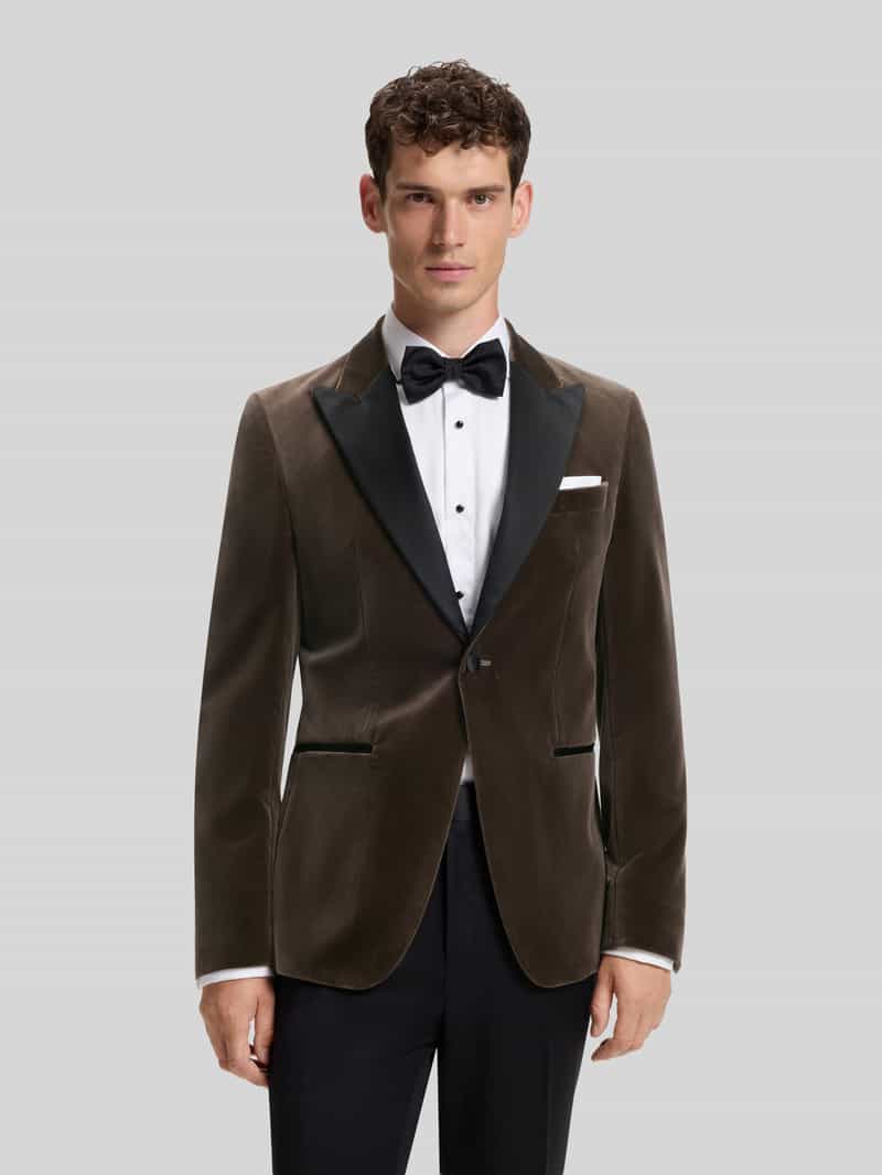 Boss Slim fit colbert van zijdemix model 'Hutson'