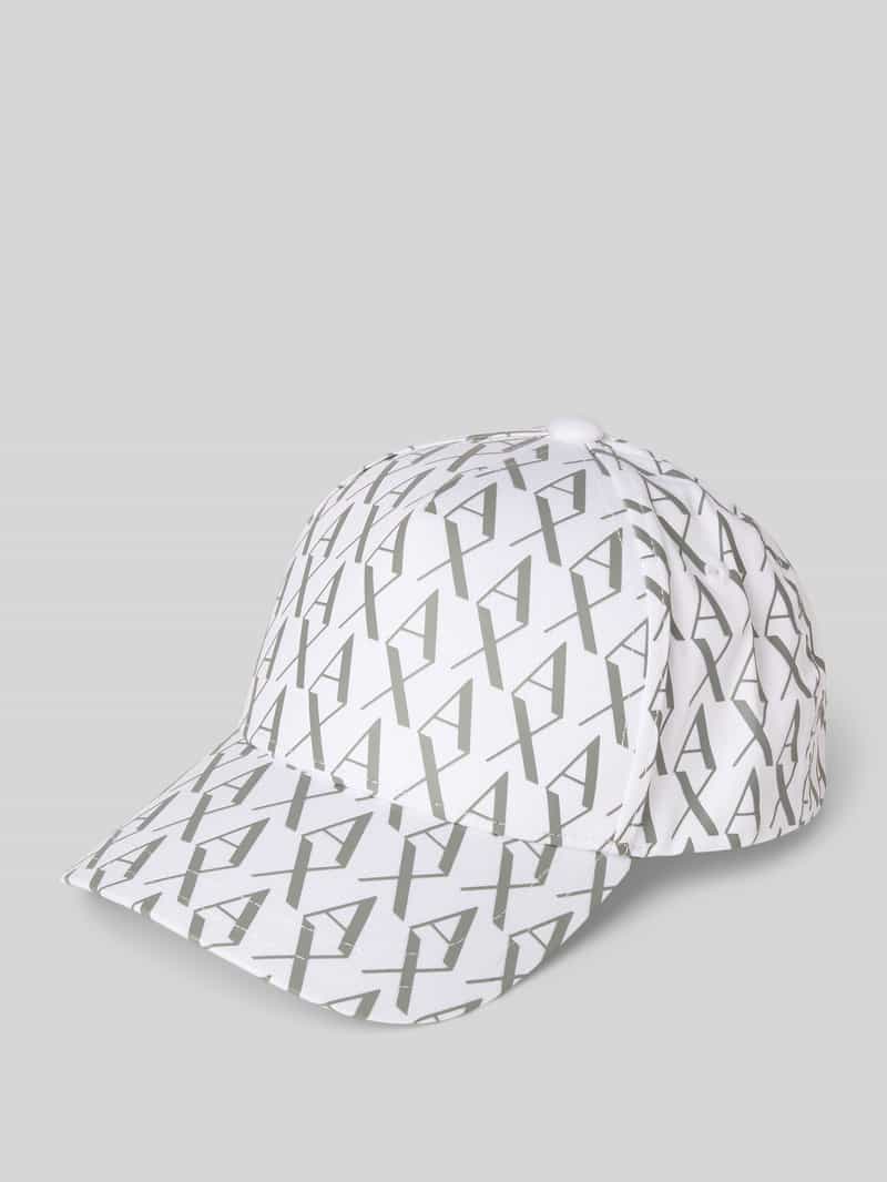 Armani Exchange Baseballpet met logomotief