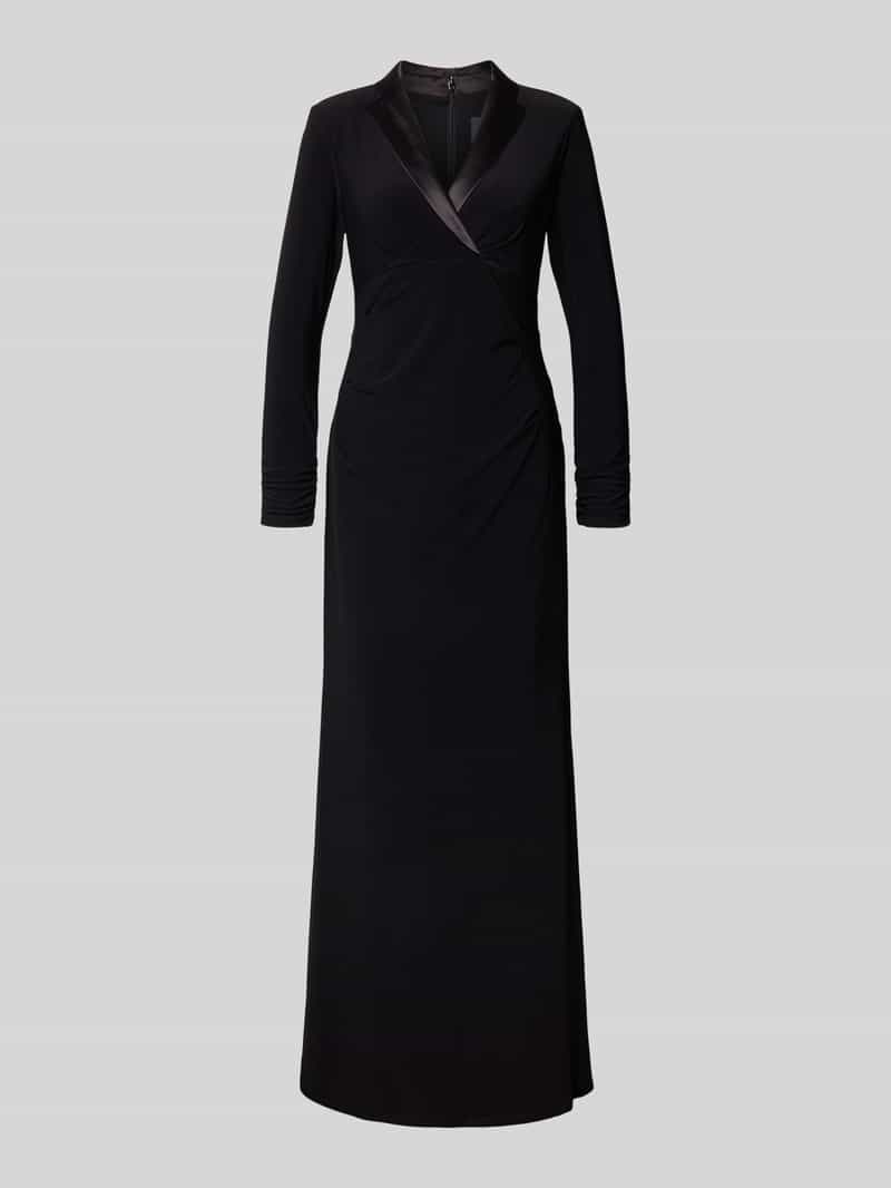 Adrianna Papell Maxi-jurk met reverskraag