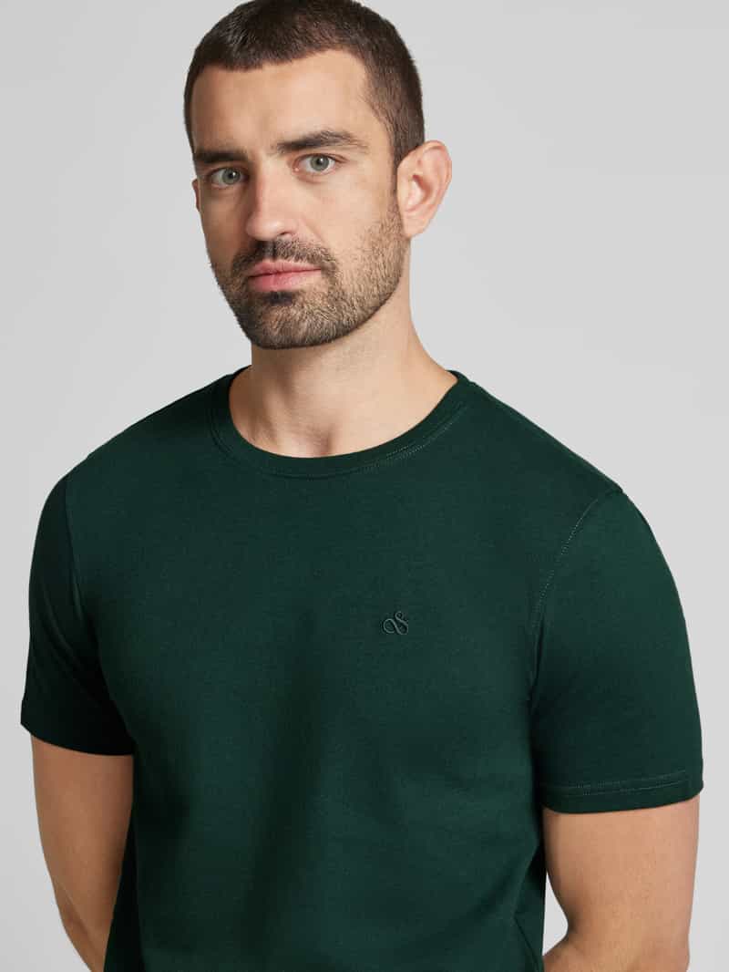 Scotch & Soda T-shirt met labelstitching