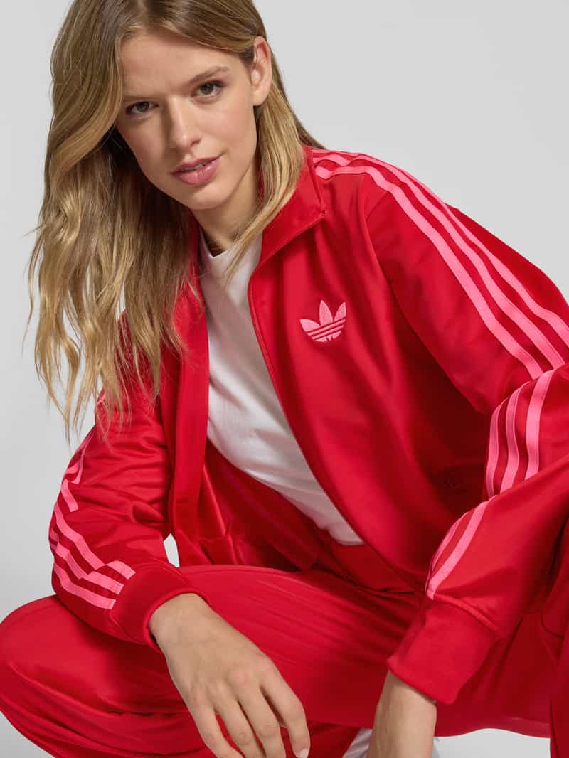 adidas Originals Regular fit sweatjack met opstaande kraag model 'Firebird'