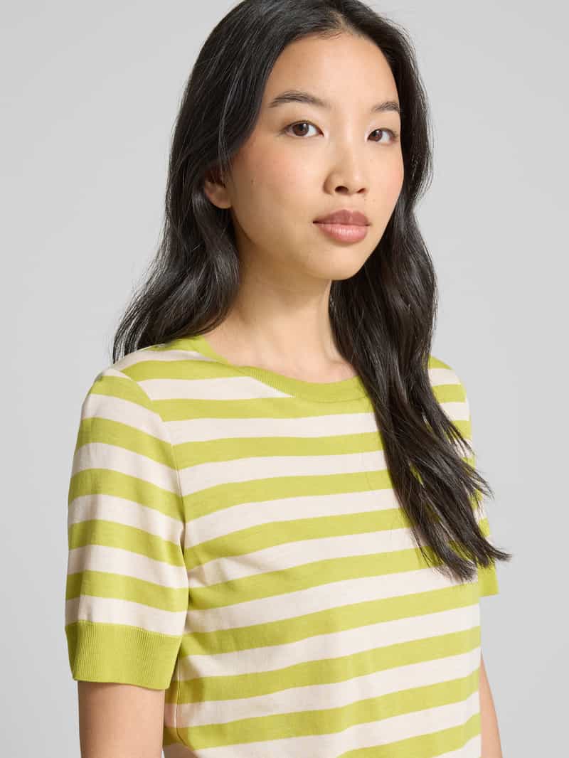 comma T-shirt met ronde hals