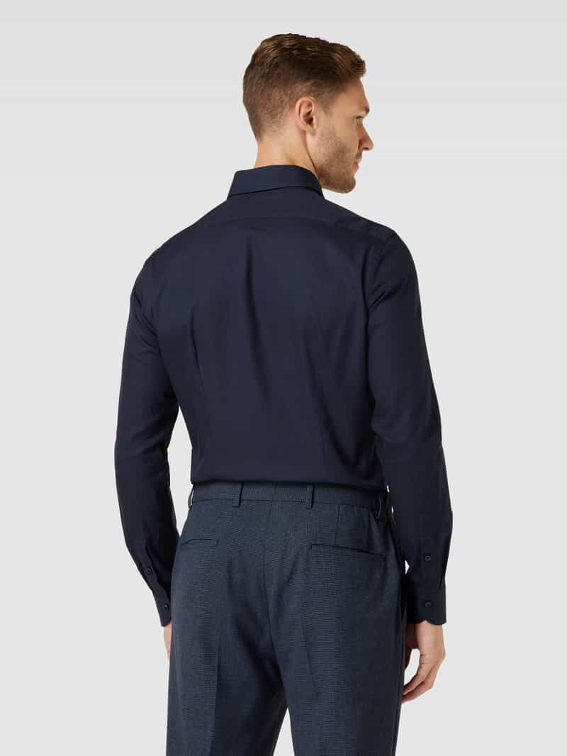 Regular fit zakelijk overhemd van fijn twill XACUS