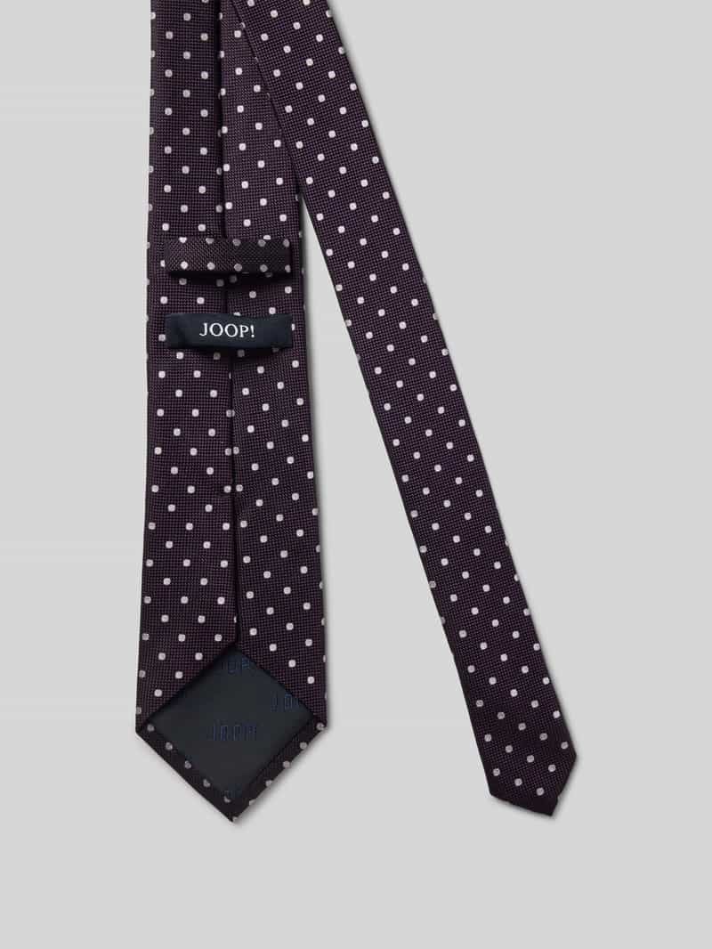 JOOP! Collection Zijden stropdas met structuurmotief