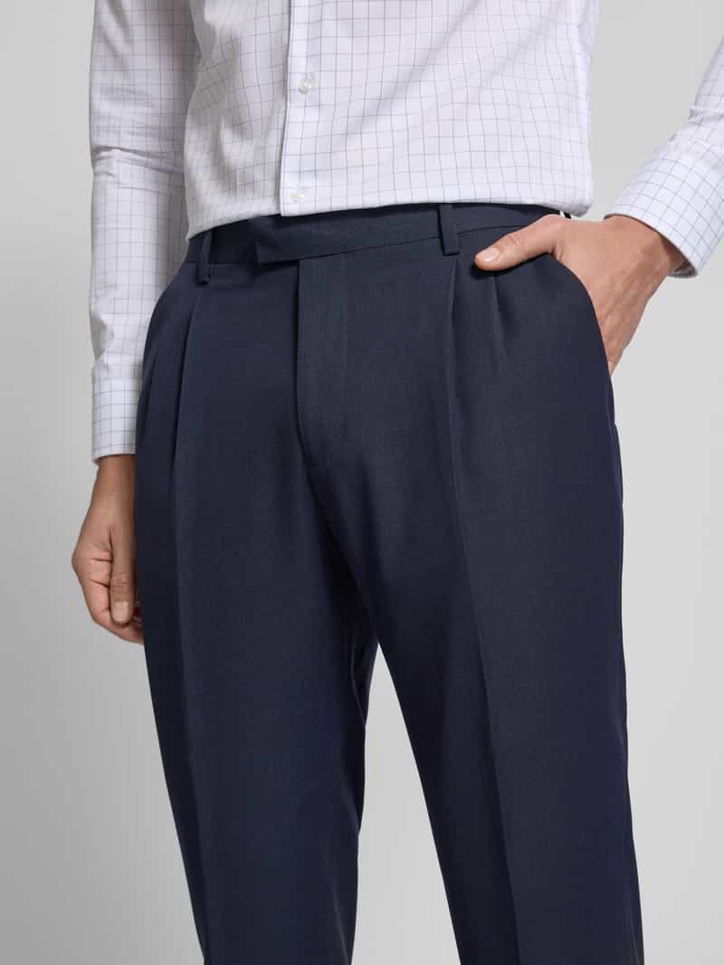 MCNEAL Slim fit pantalon met bandplooien